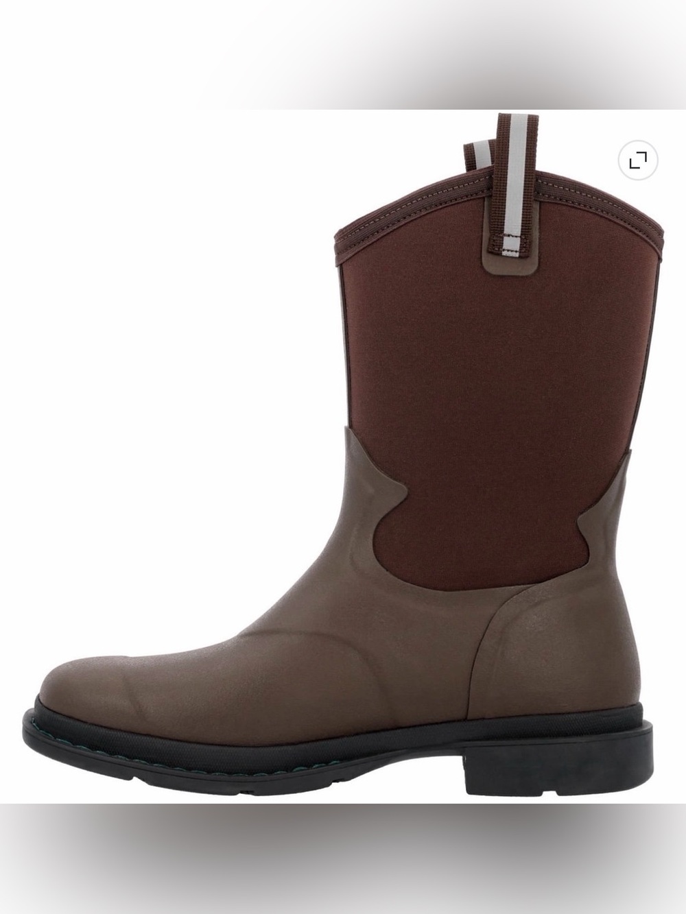 Muck Boot Company Chore Western Men's Brown Pull-On Work Boot 9 NWT - Picture 5 of 7